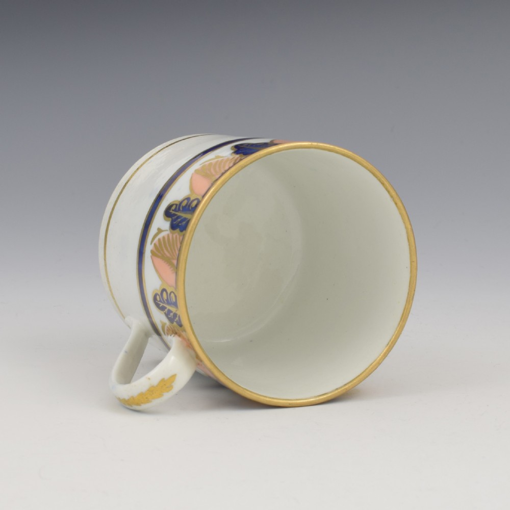 Lovely Regency John Rose Coalport Porcelain Coffee Can View V