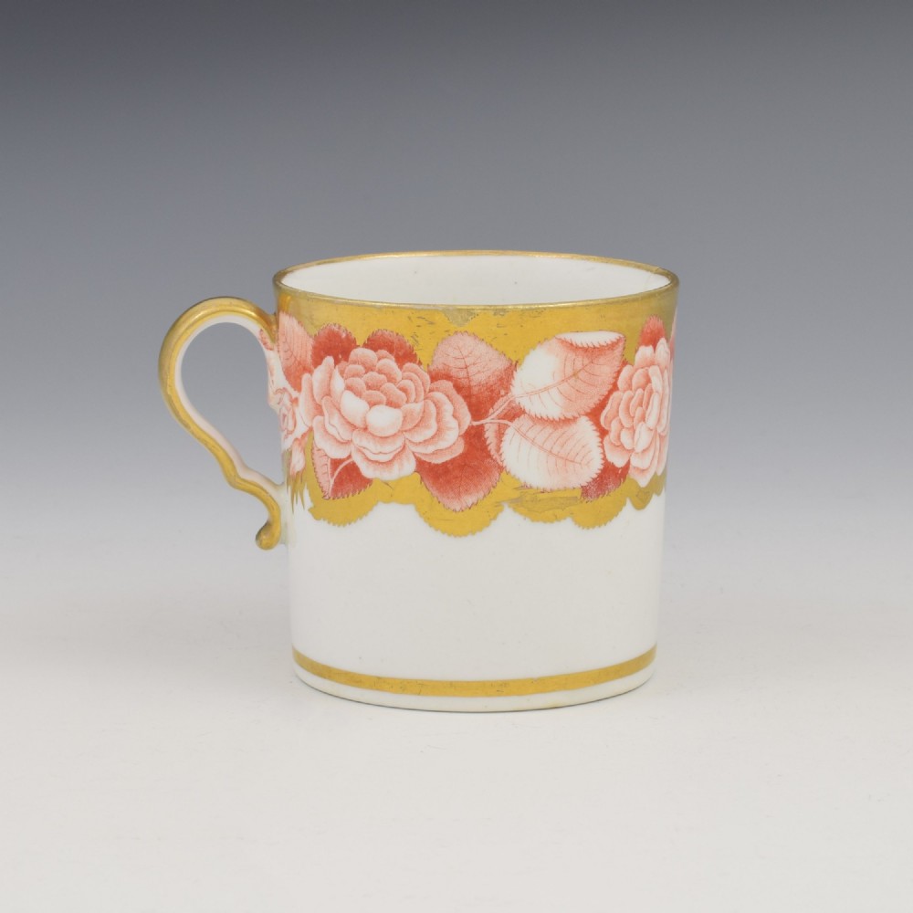 Georgian Spode Porcelain Coffee Can Pluck & Dust Patt. 984 c.1806 View III