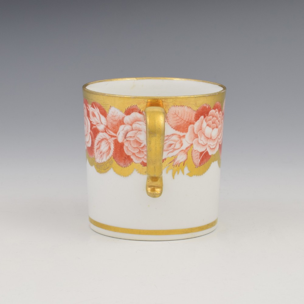 Georgian Spode Porcelain Coffee Can Pluck & Dust Patt. 984 c.1806 View IV