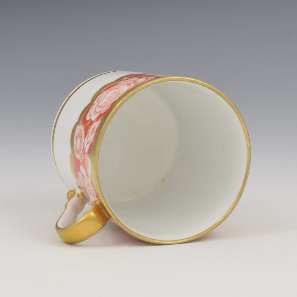 Georgian Spode Porcelain Coffee Can Pluck & Dust Patt. 984 c.1806 View V