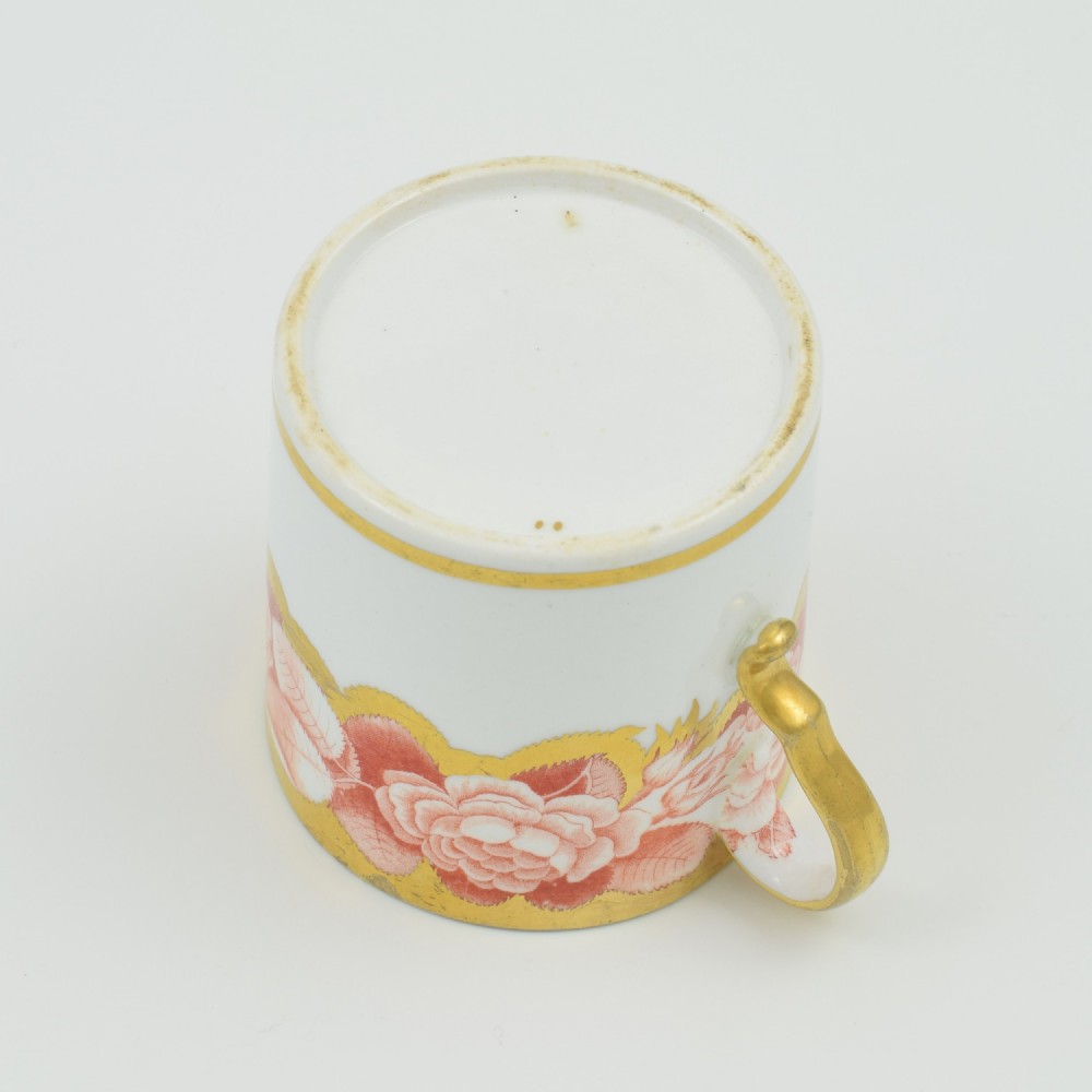 Georgian Spode Porcelain Coffee Can Pluck & Dust Patt. 984 c.1806 View VI