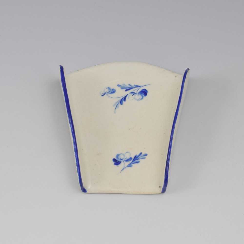 Rare Derby Porcelain Blue Floral Painted Asparagus Server c.1775