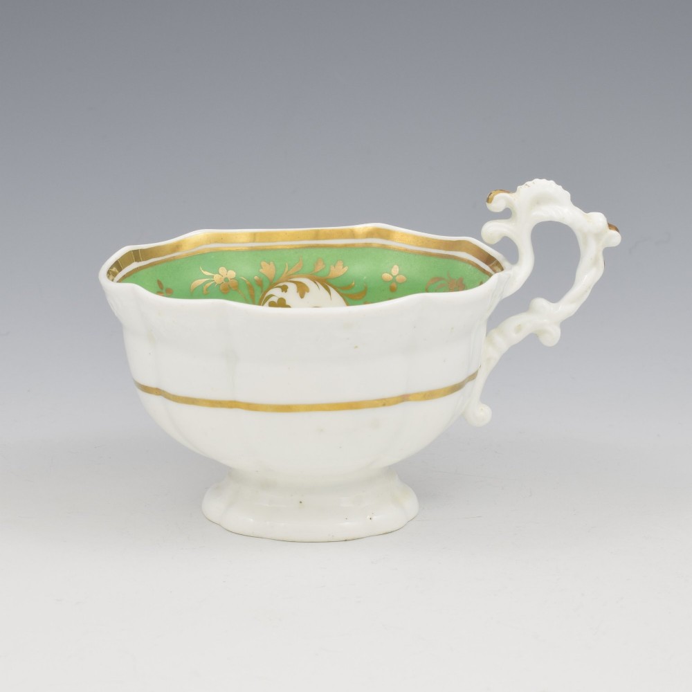 Stunning Regency Porcelain Factory 22 Teacup & Saucer c.1825 View IV