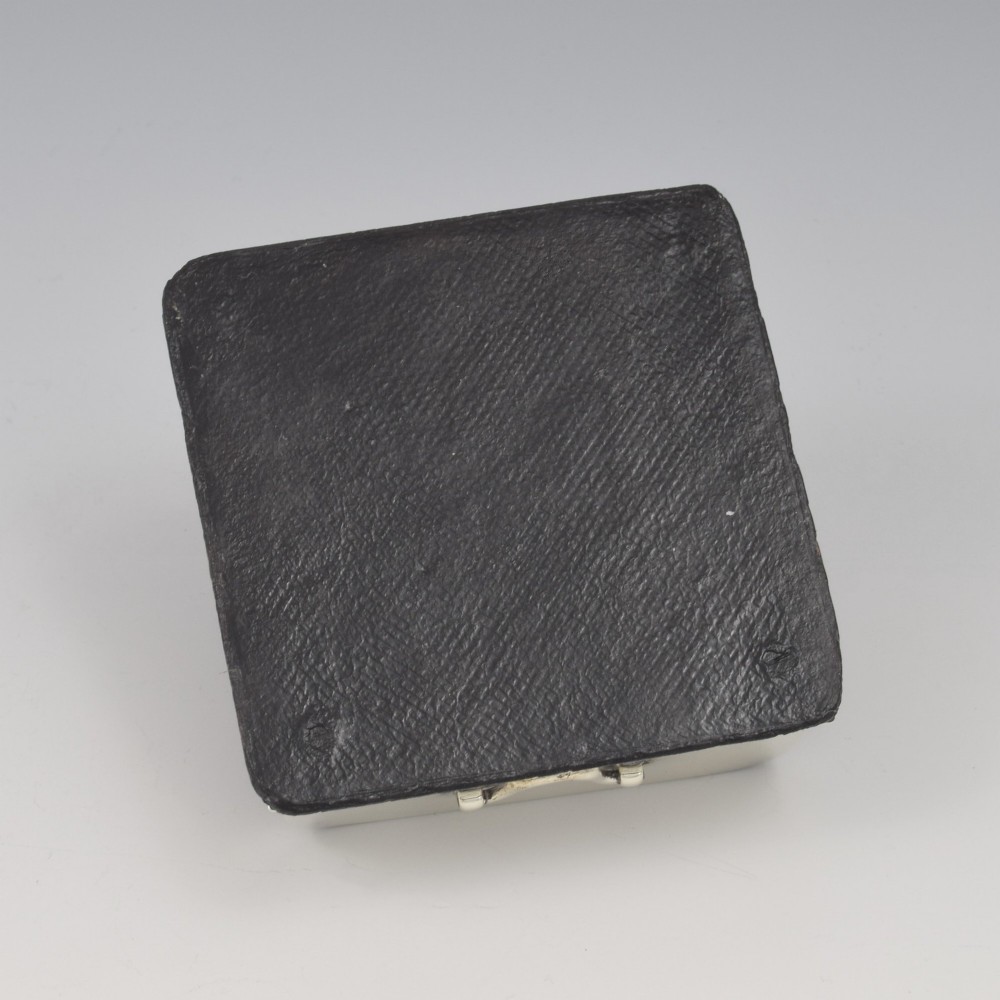 An antique Victorian sterling silver novelty pen wipe in the form of a miniature boot scraper with black bristles. View XIII