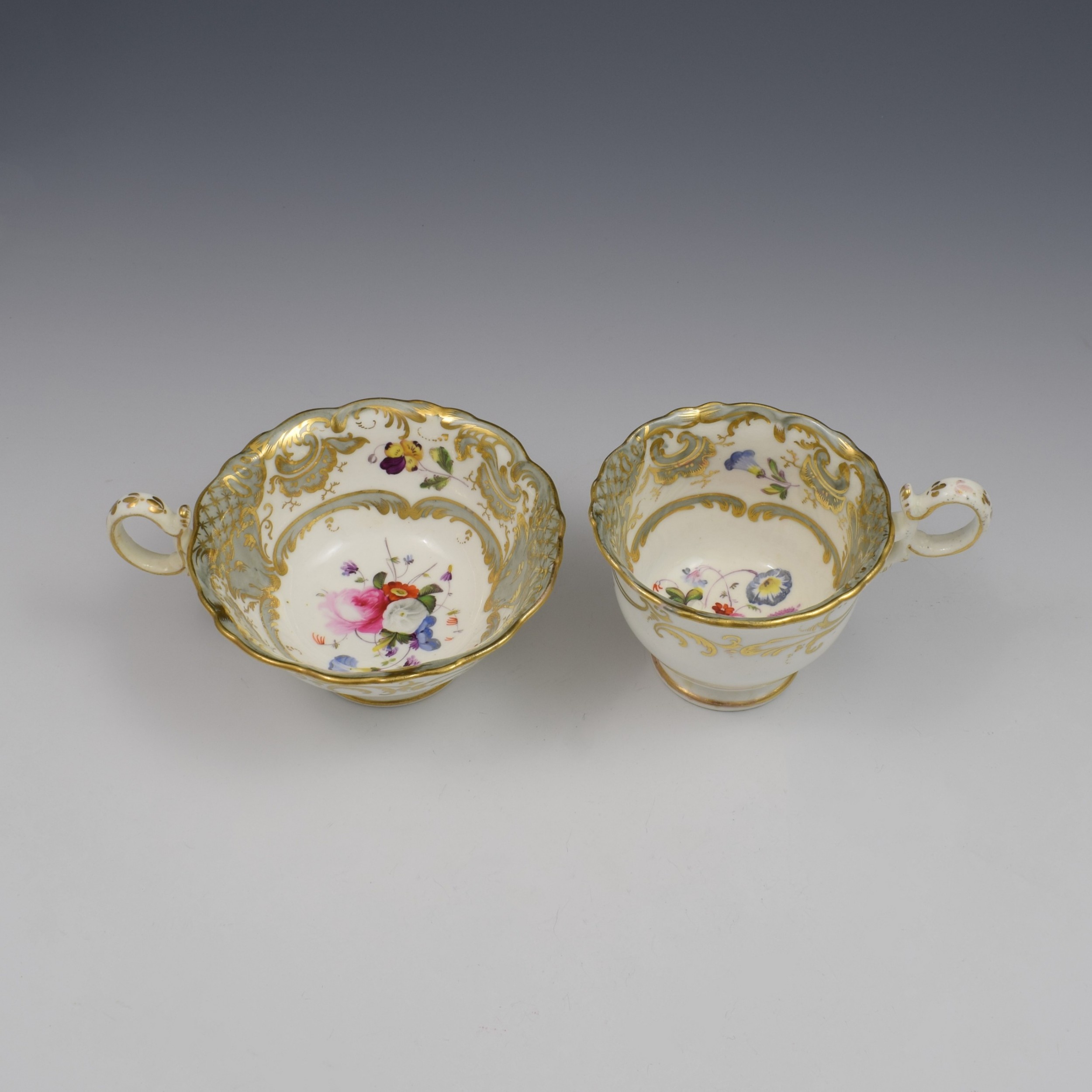 美術、工芸品 COALPORT TRIO (1820年頃)