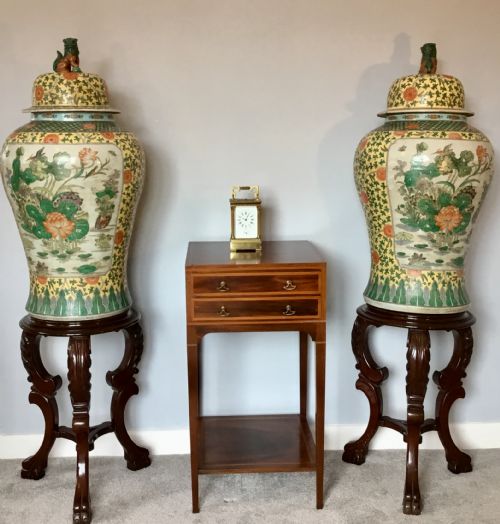 Pair of Oriental Vases Circa 1920