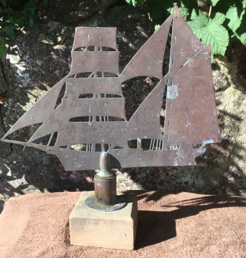 Weathervane Folk Art Circa 1900 Sold