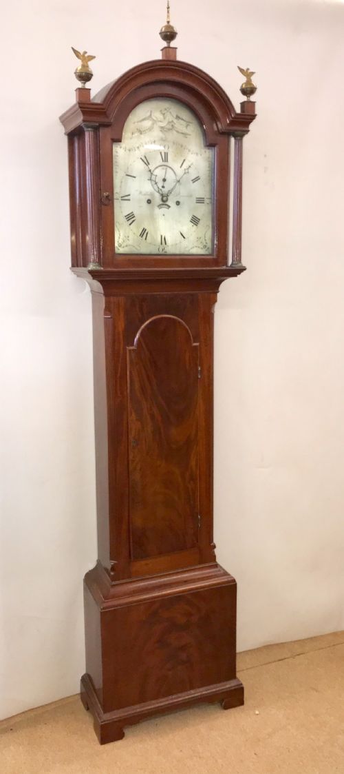 Georgian Mahogany Long Case Clock Circa 1800