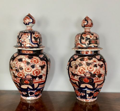 Pair of Imari Vases