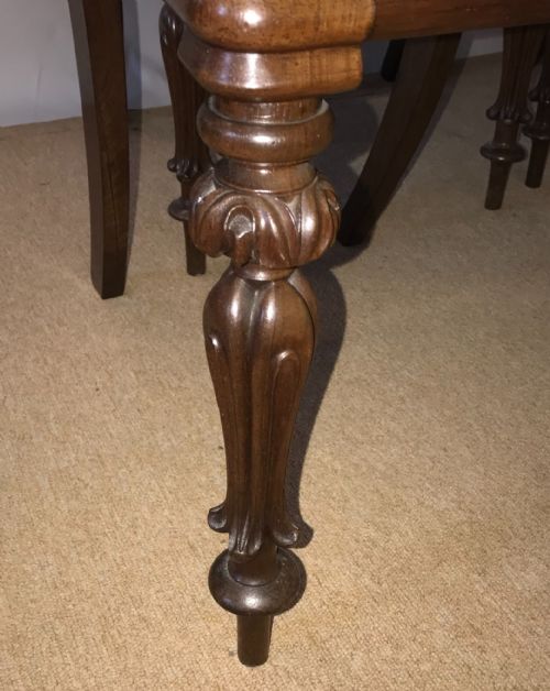 GOOD SET OF 4 FINELY CARVED VICTORIAN CHAIRS - ADDITIONAL PHOTO 1