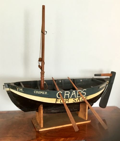 Folk Art  Model of a Crabber