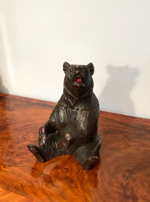 Black Forest Style Carved Wood Bear