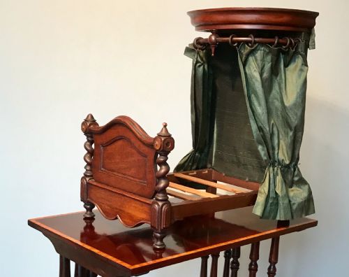 Victorian Miniature Half Tester Bed