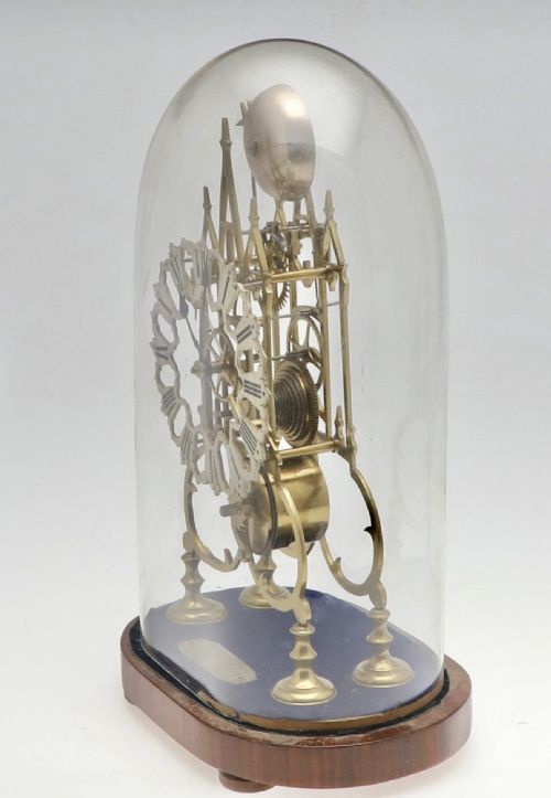 SKELETON CLOCK CIRCA 1900 - ADDITIONAL PHOTO 2