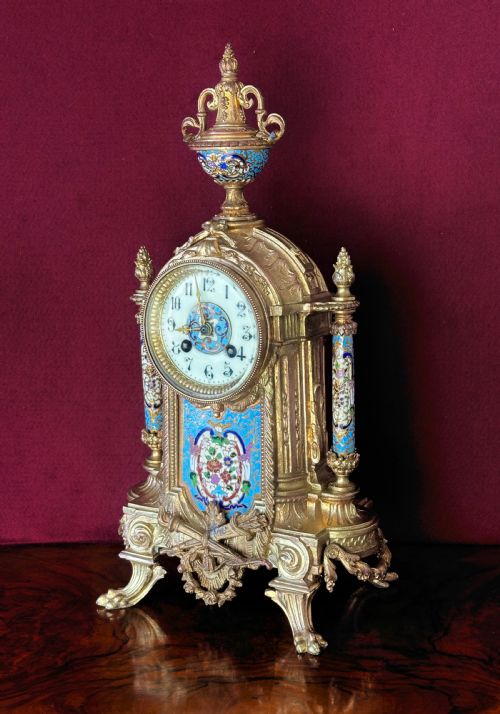 French Mantle Clock Circa 1880