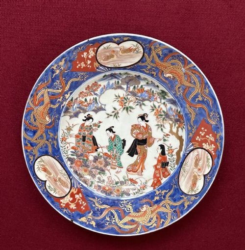 Exceptional High-quality Imari Plate. Late Edo Period Circa 1850