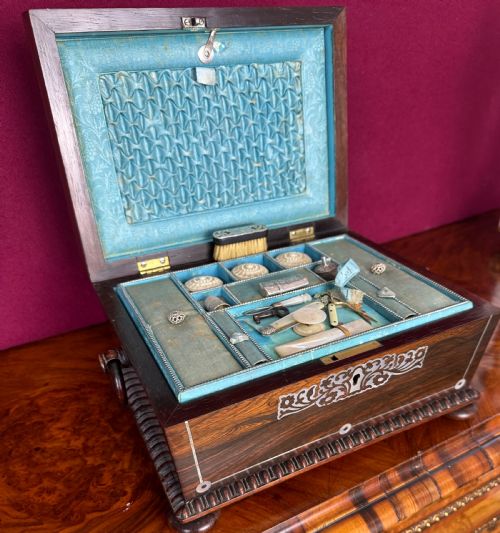 Regency Sewing Box Circa 1835