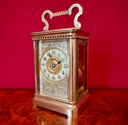 Exceptional Quality 8 Day Striking Carriage Clock