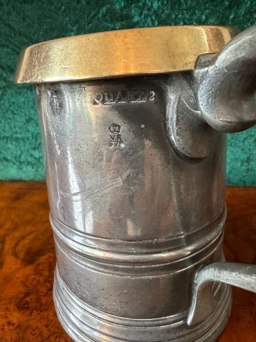 VICTORIAN QUART MEASURE 2 PINTS - ADDITIONAL PHOTO 2