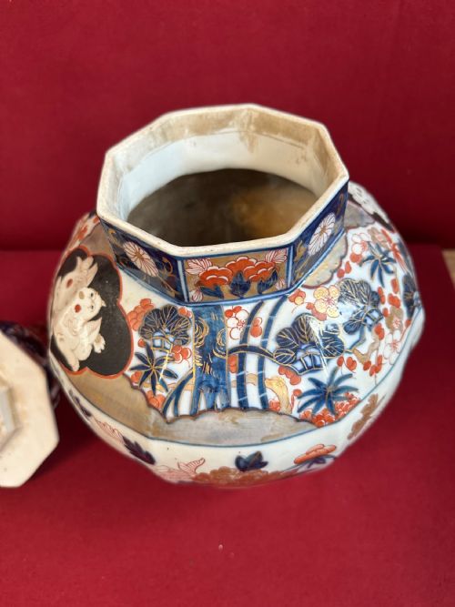 A FINE VASE AND COVER DECORATED IN THE EDO MANNER CIRCA 1910 FRENCH VASE - ADDITIONAL PHOTO 5