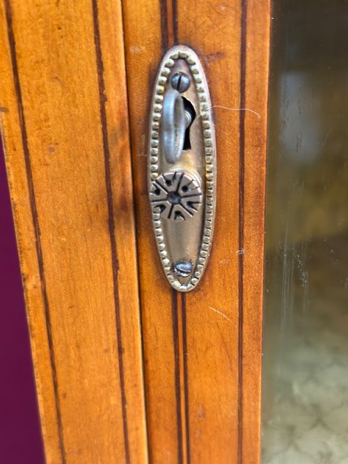 VICTORIAN VITRINE CIRCA 1875 DISPLAY CABINET - ADDITIONAL PHOTO 7