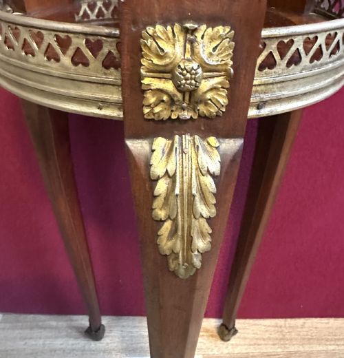 OCCASIONAL TABLE CIRCA 1920 IN THE MANNER OF LOUIS XVWINE TABLE - ADDITIONAL PHOTO 2