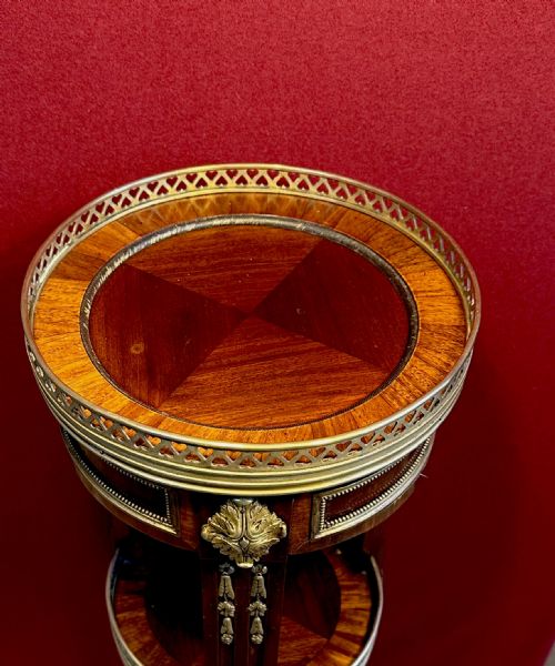 OCCASIONAL TABLE CIRCA 1920 IN THE MANNER OF LOUIS XVWINE TABLE - ADDITIONAL PHOTO 3
