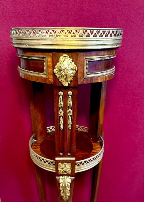 OCCASIONAL TABLE CIRCA 1920 IN THE MANNER OF LOUIS XVWINE TABLE - ADDITIONAL PHOTO 5