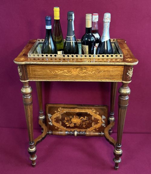 JARDINIEREOCCASIONAL SIDE TABLE WINE COOLERCIRCA 1890 - ADDITIONAL PHOTO 1