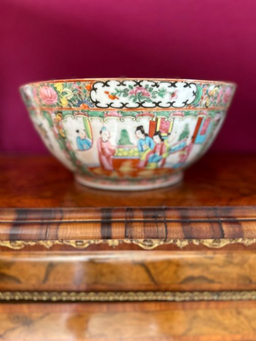 Chinese Canton Bowl Circa 1880 1910