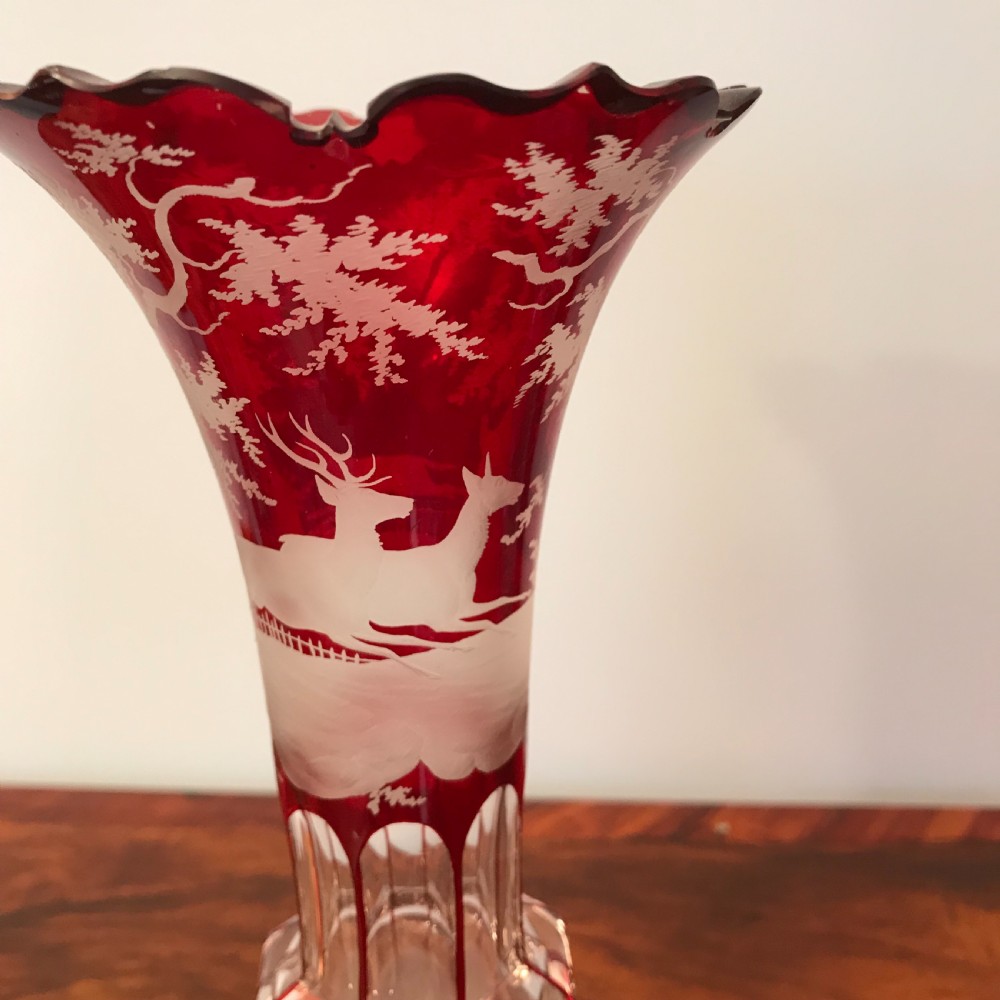  A pair of engraved vases circa 1900  View V