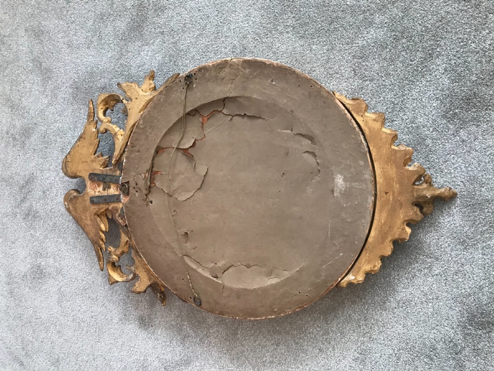  19th century convex mirror surmounted  by any eagle  View V
