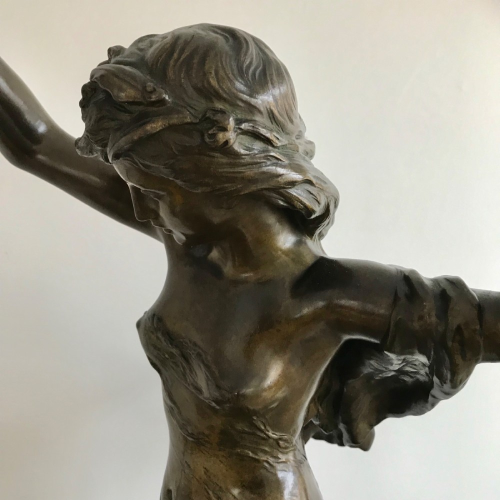 Bronze, Sculpture, figure, dancer,circa 1875 View III