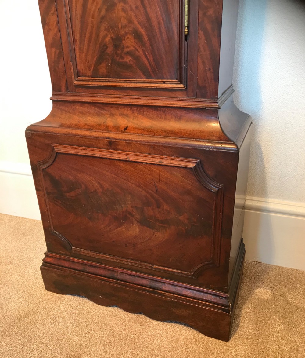 Georgian long case, grandfather clock, circa 1775 View VII