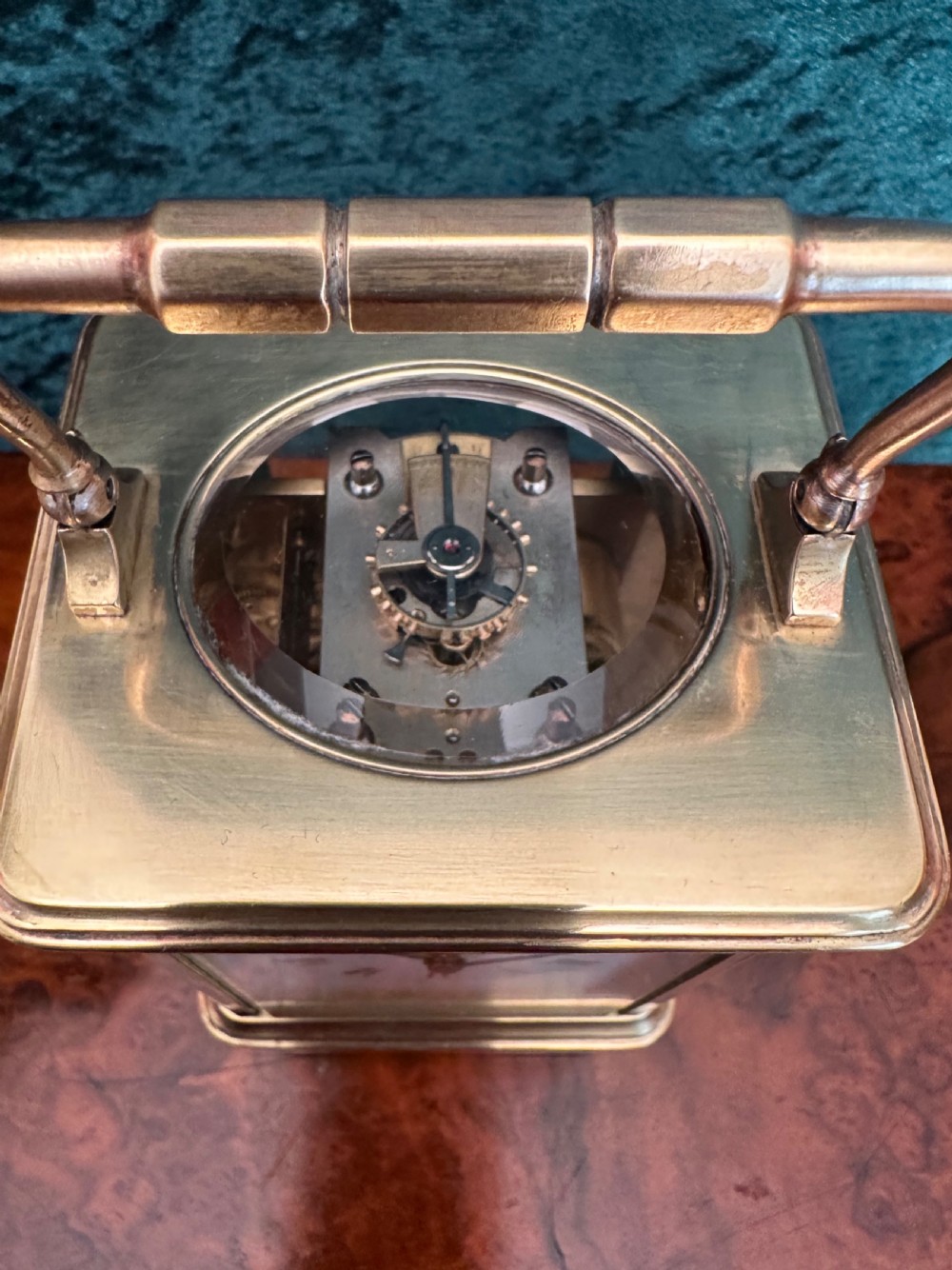 Henri Jacot Good and large striking carriage clock circa 1900 View II