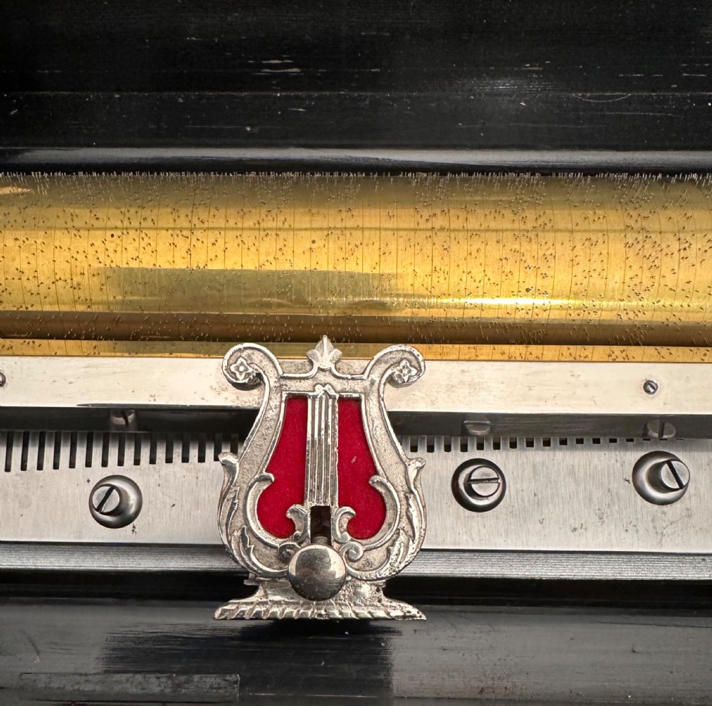 Victorian Music Box circa 1875. Musical box. View VII