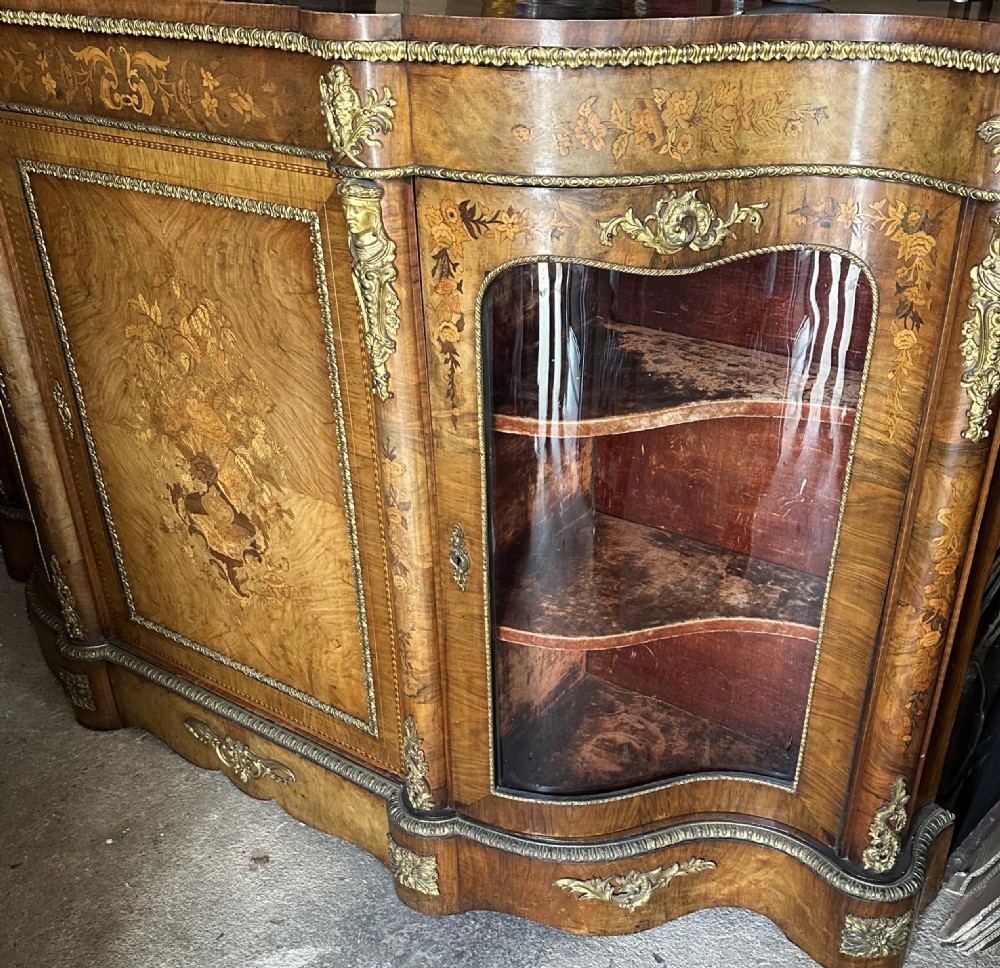 Credenza, circa, 1875 Marquetry, sideboard, vitrine. View VIII