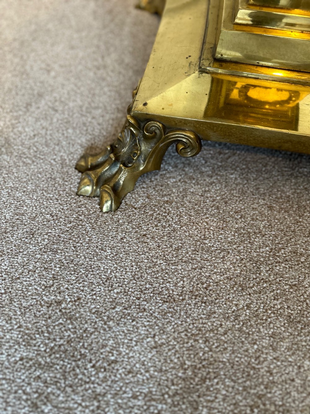 A good and large telescopic standard lamp circa 1900. Lighting  View VI