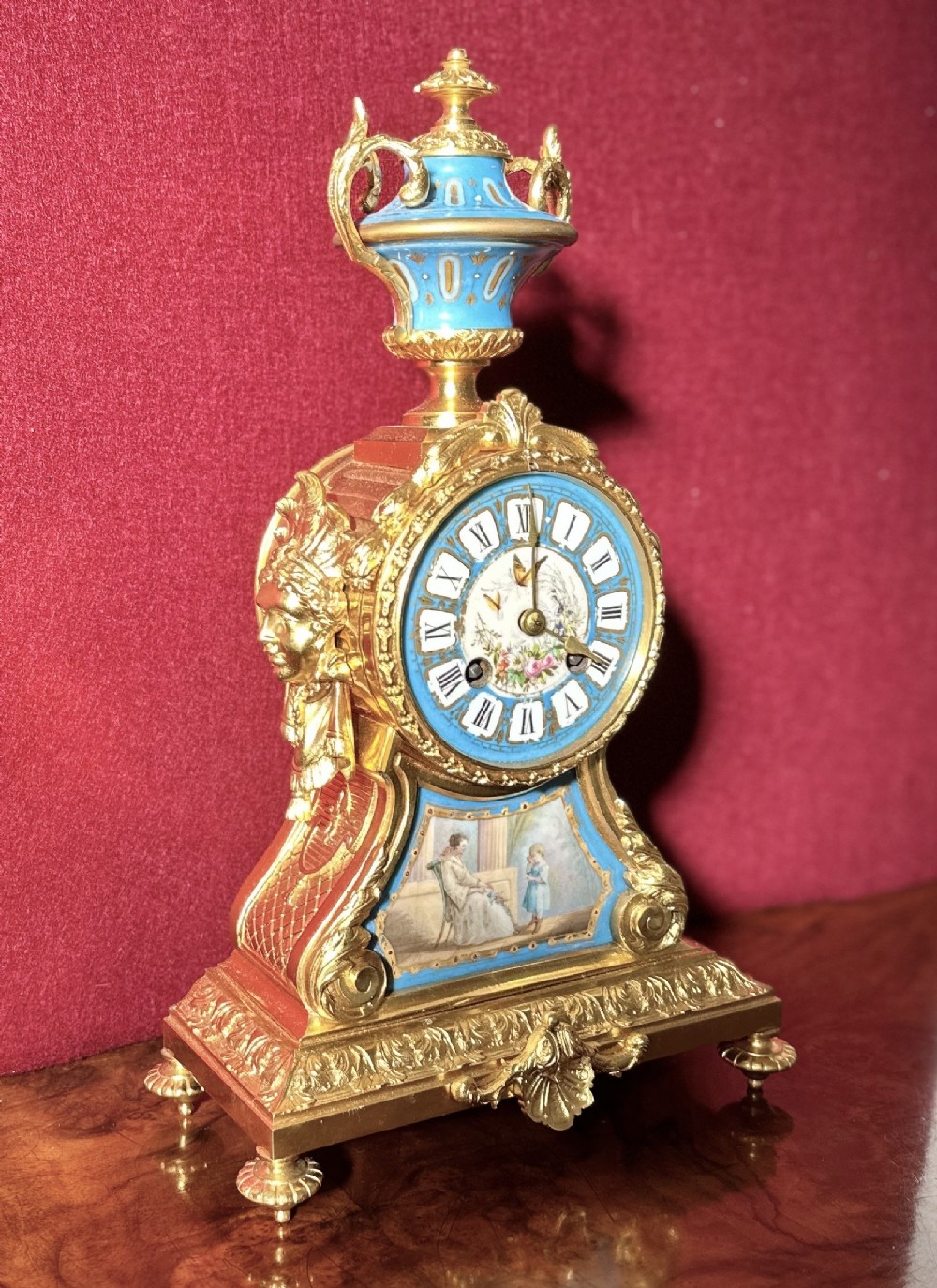 JAPY FRERES Eight Day striking French mantle clock circa 1860 Mantel 