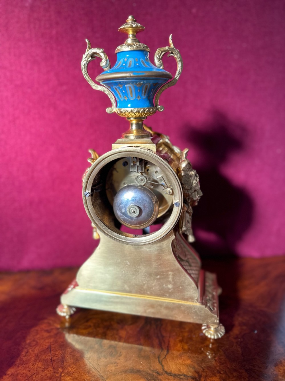 JAPY FRERES Eight Day striking French mantle clock circa 1860 Mantel  View IV
