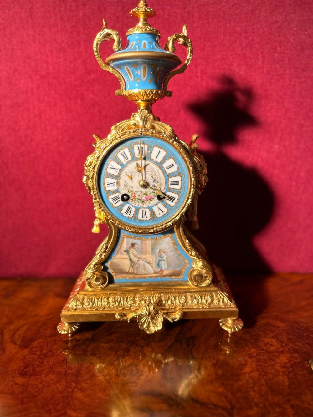 JAPY FRERES Eight Day striking French mantle clock circa 1860 Mantel  View VI