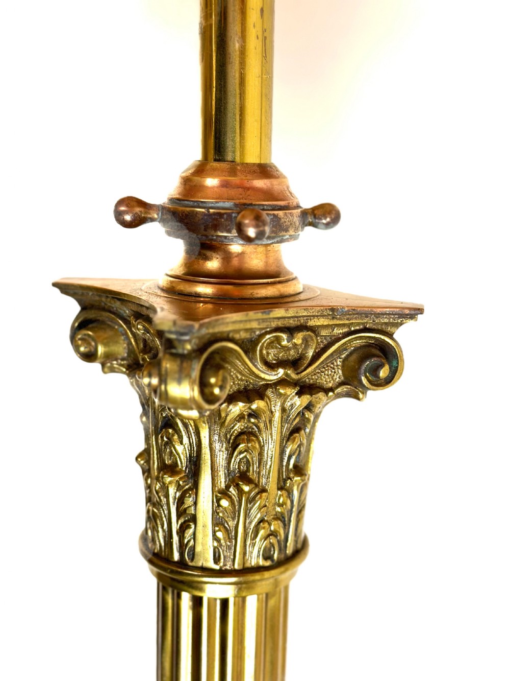 Victorian telescopic standard lamp circa 1880 View VI