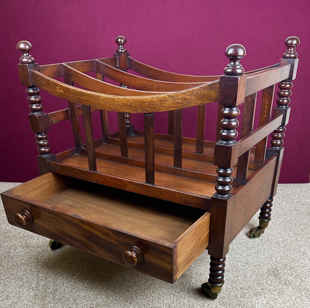 Georgian Canterbury, circa 1810. Magazine rack. View III