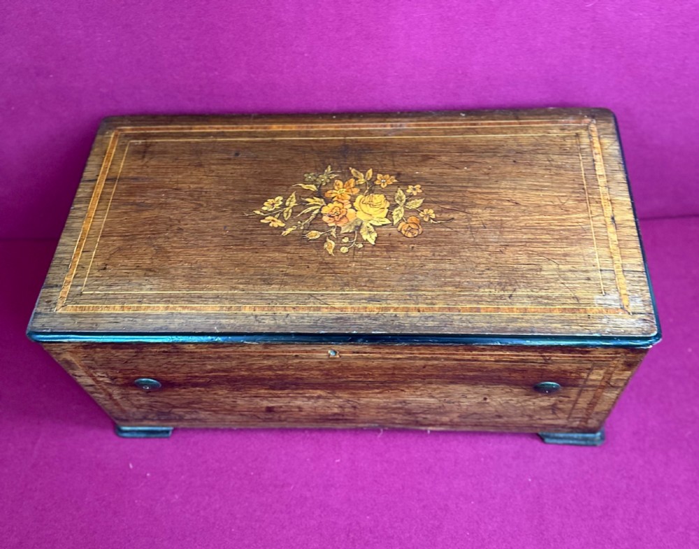 Victorian, Music Box. Circa 1860. 8 Airs musical box. View II