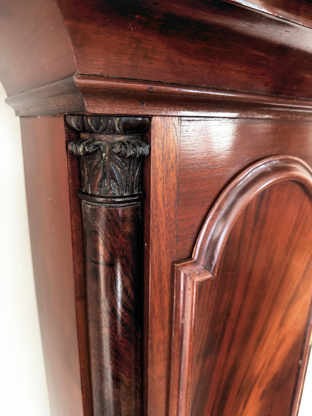 Georgian, longcase clock.  View V