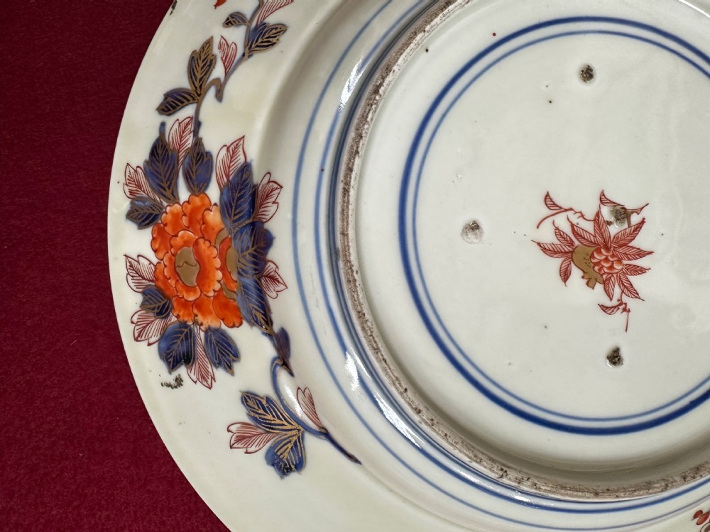 Exceptional high-quality IMARI plate. Late Edo period circa 1850 View II