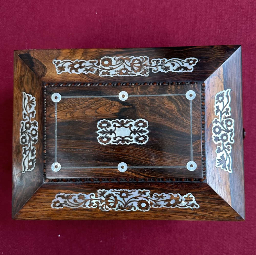 Regency sewing box circa 1835 View III