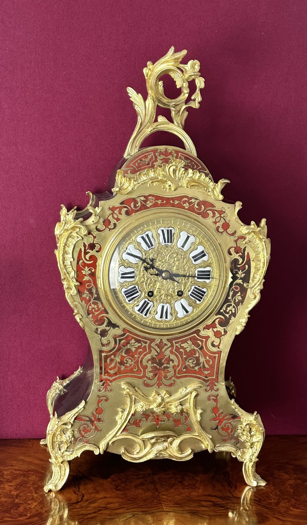 A good and large Boulle Clock circa 1870
