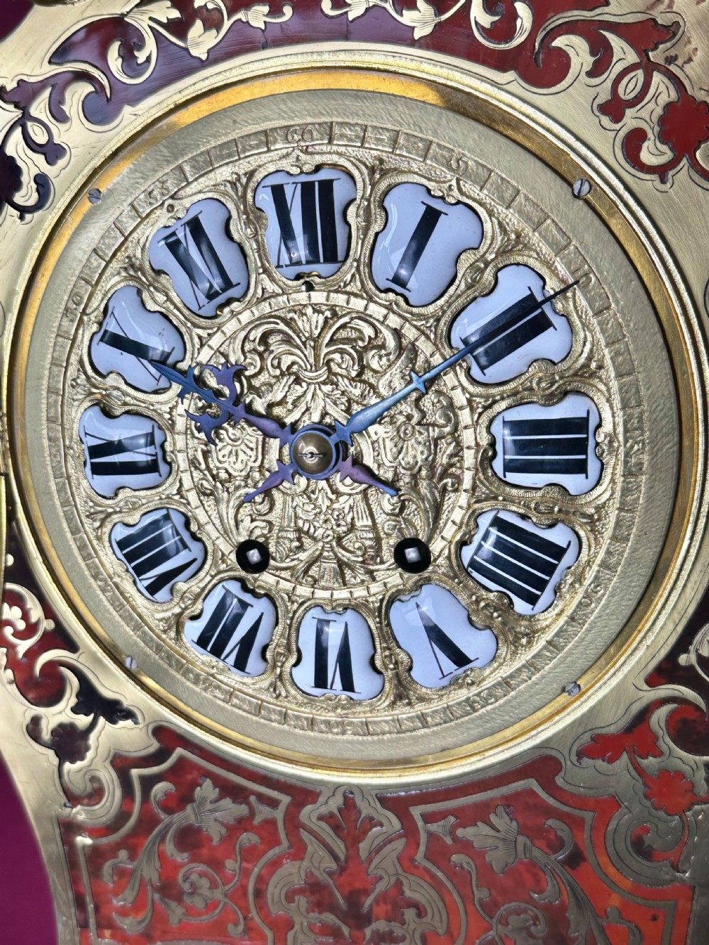 A good and large Boulle Clock circa 1870 View III
