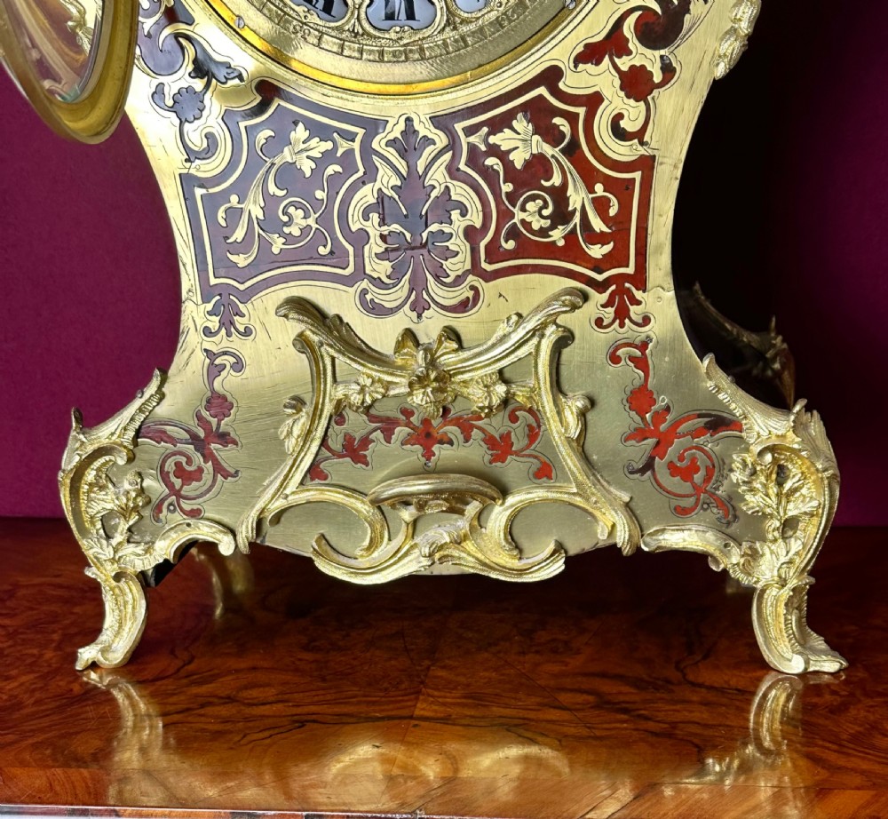 A good and large Boulle Clock circa 1870 View V